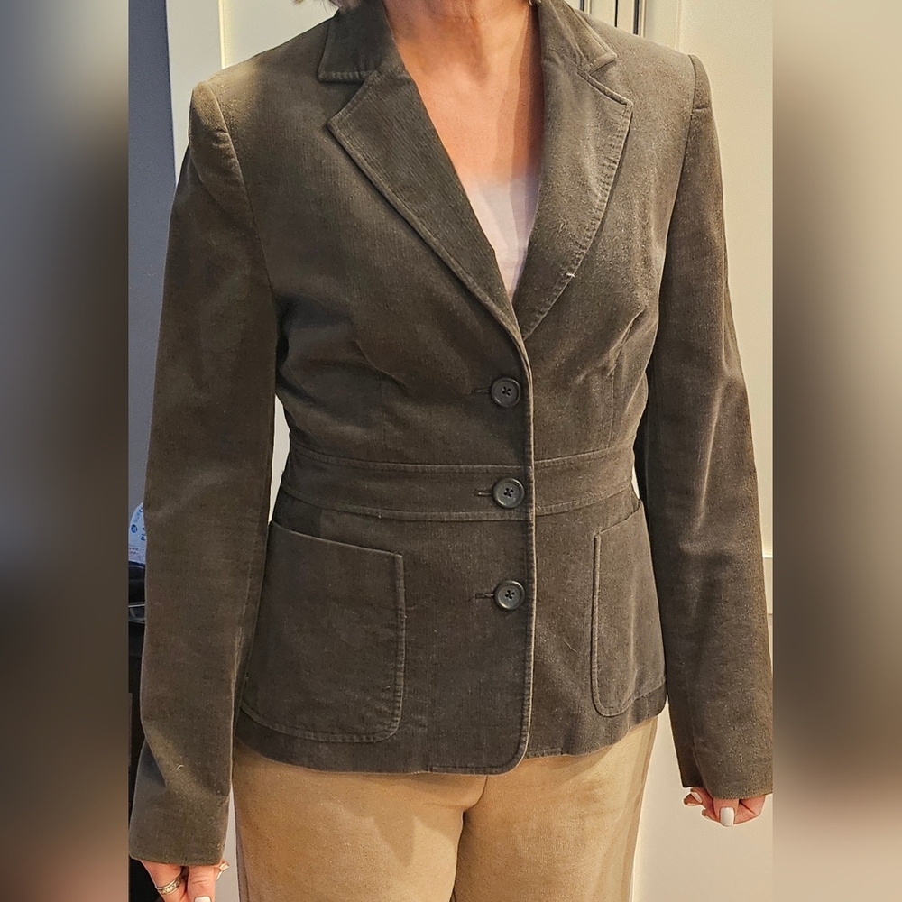 Women's Banana Republic Corduroy Blazer - Dark Olive